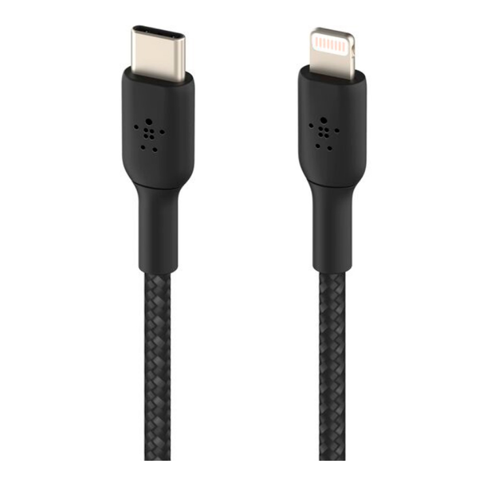 Кабель USB Type-C - Lightning Belkin BoostCharge Pro 2m, Black (CAA004BT2MBK) photo 3