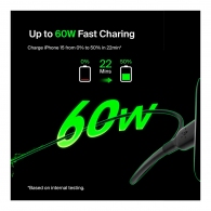 Кабель USB Type-C - USB Type-C Belkin BoostCharge, 2m, Black (CAB003BT2MBK) thumbnav 4