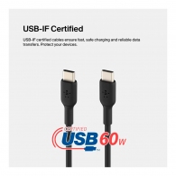 Кабель USB Type-C - USB Type-C Belkin BoostCharge, 2m, Black (CAB003BT2MBK) thumbnav 5
