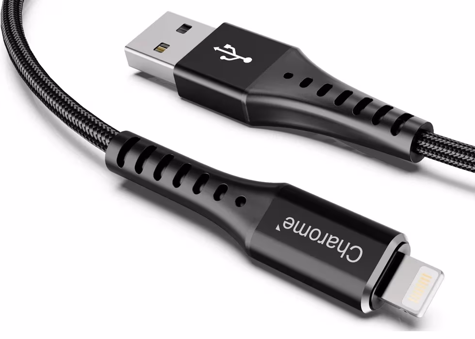 Кабель USB-A - Lightning Charome CHCAUTOLIC2203BK