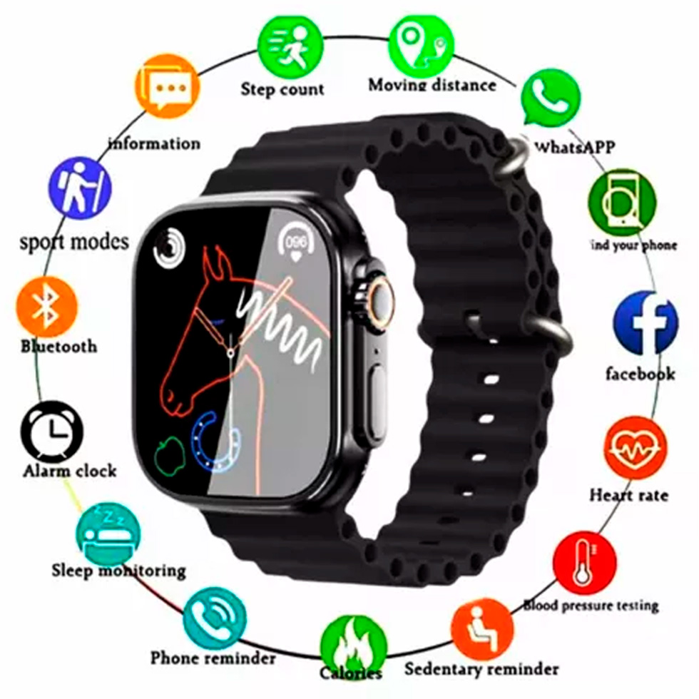 Смарт часы Charome T8 Ultra HD Call Smart Watch 1.55 photo 3