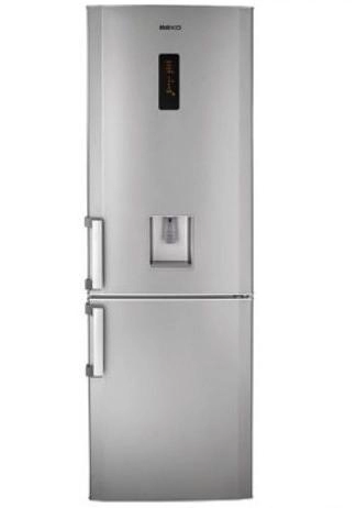 Холодильник с нижней морозильной камерой Beko CN136220DSBK, 322 л, 185 см, A+