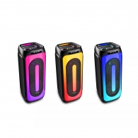 Eden Party Speaker ED-1015 with 2 Wireless Microphones 100W, 10", Black thumbnav 1