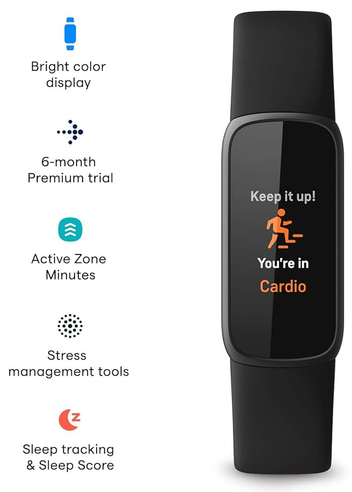 Bratara fitness Fitbit Luxe Negru / 0.96 inch  photo 5