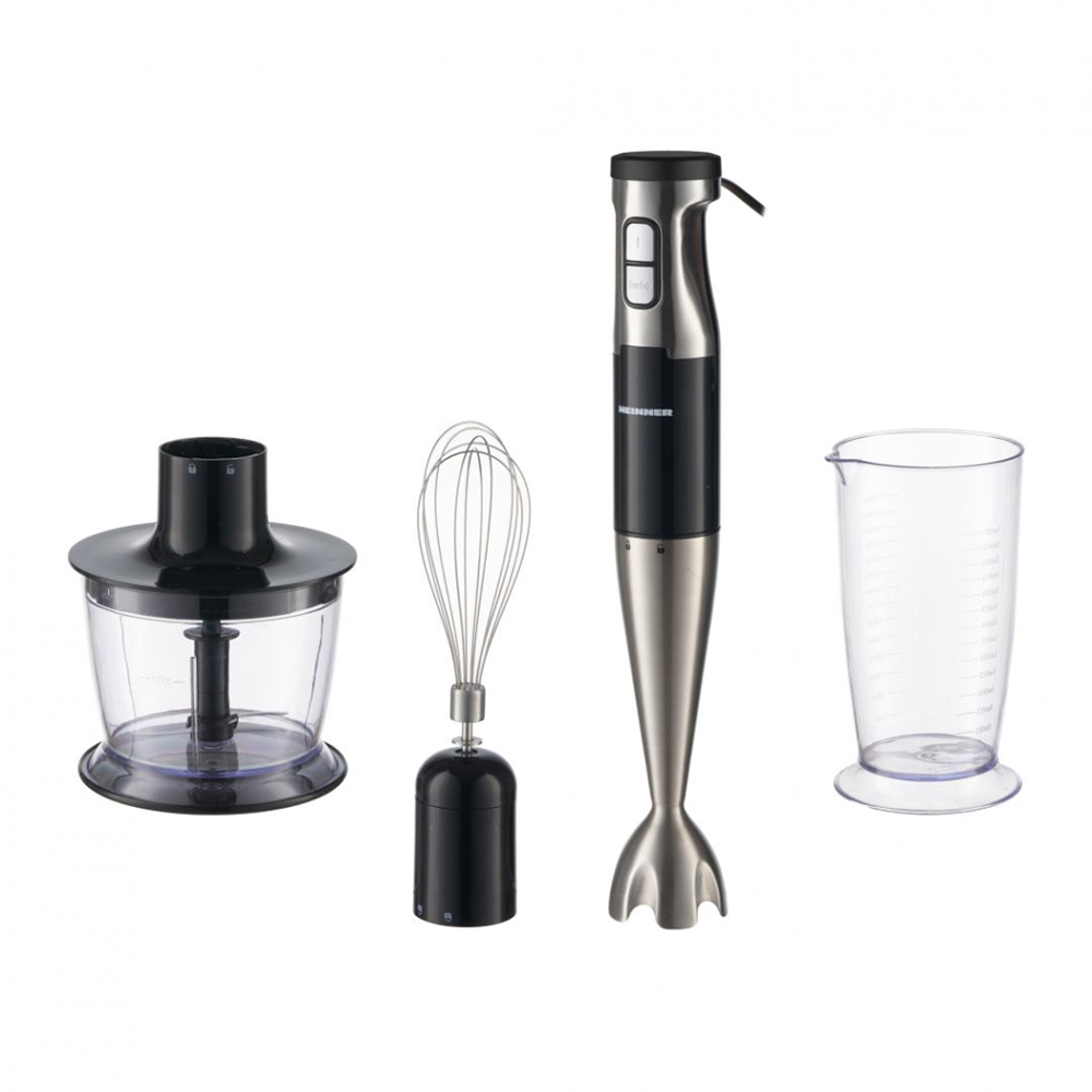 Blender Submersibil Heinner HB1000XBK Negru / 2 viteze / 700 ml photo 1 Blender Submersibil Heinner HB1000XBK Negru / 2 viteze / 700 ml photo 1
