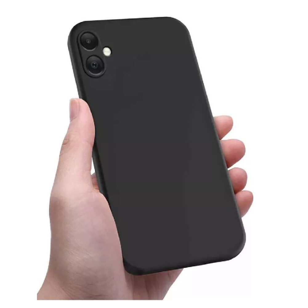 Husa Pentru smartphone Helmet Liquid Silicone Samsung A05 Negru photo 3