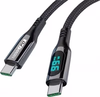 Кабель USB Type-C - USB Type-C Helmet HMTCCTC100WLDBK