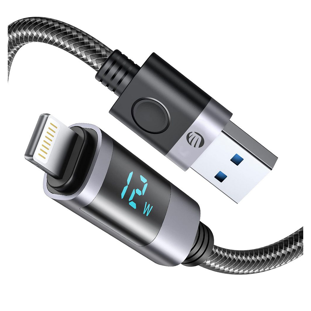 Cablu USB-C - Lightning Helmet HMTCCTL30WLDBK 1.2 /1.2m /Negru photo 1 Cablu USB-C - Lightning Helmet HMTCCTL30WLDBK 1.2 /1.2m /Negru photo 1