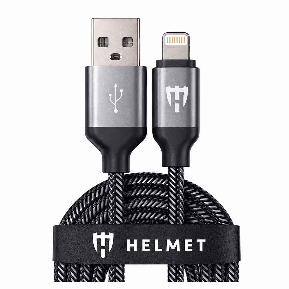 Cablu USB-A - Lightning Helmet HMT-CULNLWHBK
