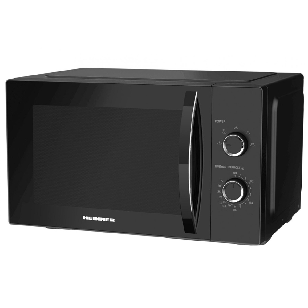 Микроволновая печь Heinner HMW-MD25MBK 800 Вт / 25 л / Черный photo 1 Микроволновая печь Heinner HMW-MD25MBK 800 Вт / 25 л / Черный photo 1