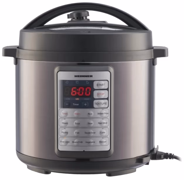 Multifierbator Heinner HPCK38BK, 5.7 l, 1000 W, 14 programe, Negru