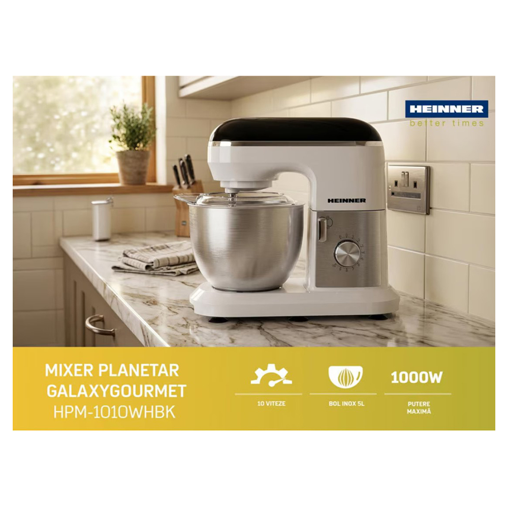 Миксер Heinner HPM-1010WHBK photo 5