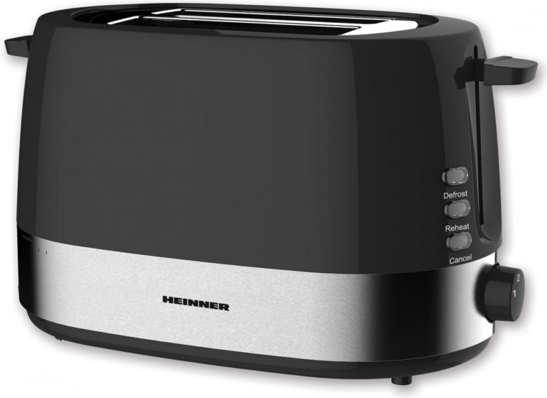 Тостер Heinner HTP-850BK, 2 тоста, 850 Вт, Черный photo 1 Тостер Heinner HTP-850BK, 2 тоста, 850 Вт, Черный photo 1