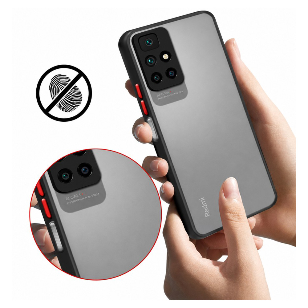 Husa Pentru smartphone Screen Geeks CamProt p/u Xiaomi Redmi 10 Negru photo 4
