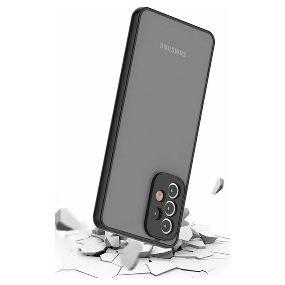 Husa Pentru smartphone Screen Geeks CamProt Samsung A73 Negru photo 4