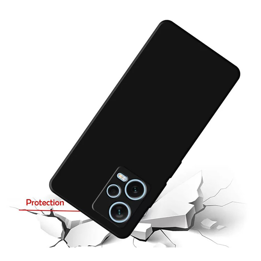 Husa Pentru smartphone Screen Geeks Solid p/u Xiaomi Redmi Note 12 Pro Negru photo 4
