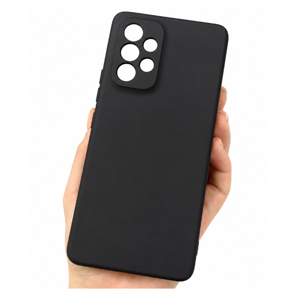 Husa Pentru smartphone Screen Geeks Soft Touch p/u Samsung A73 Negru photo 4