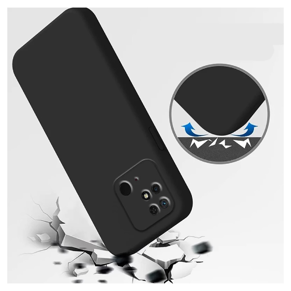 Husa Pentru smartphone Screen Geeks Soft Touch p/u Xiaomi Redmi 10C Negru photo 4