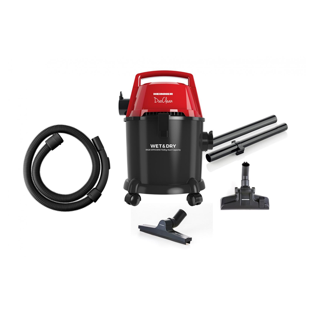 Aspirator cu sac si container Heinner  HVC-MWD1400P-BK