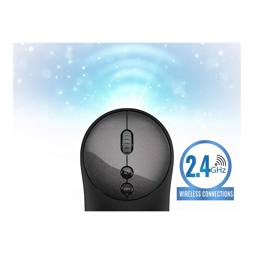 Mouse fara fir Promate CLIX2BK Negru / Optic / Negru photo 3