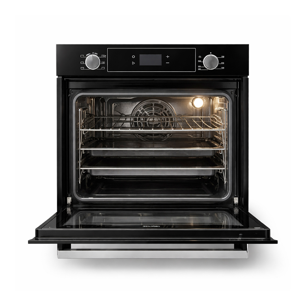 Cuptor electric incorporabil Eurolux OVBR607ETBK / 72 l. / A+ / Negru photo 2