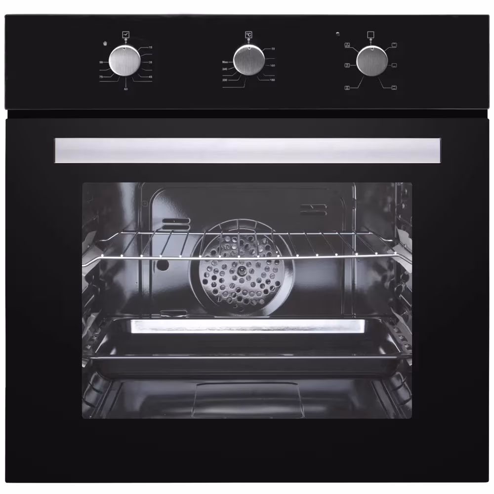 Встраиваемый духовой шкаф Eurolux OVE-606MBK, 70 л, A, Черный 