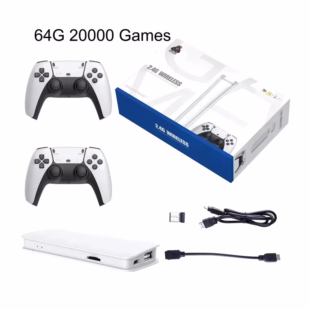 Consola pentru jocuri Woo Retro Game Console M15 Plus 20000 Games Black 