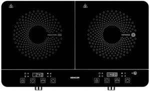Плита настольная индукционная Sencor SCP4001BK, 2 конфорок, 3400 Вт, Черный thumbnav 4