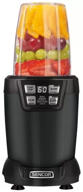 Blender pentru smoothie Sencor SNB6600BK, 1200 W, 3 trepte viteza, Negru