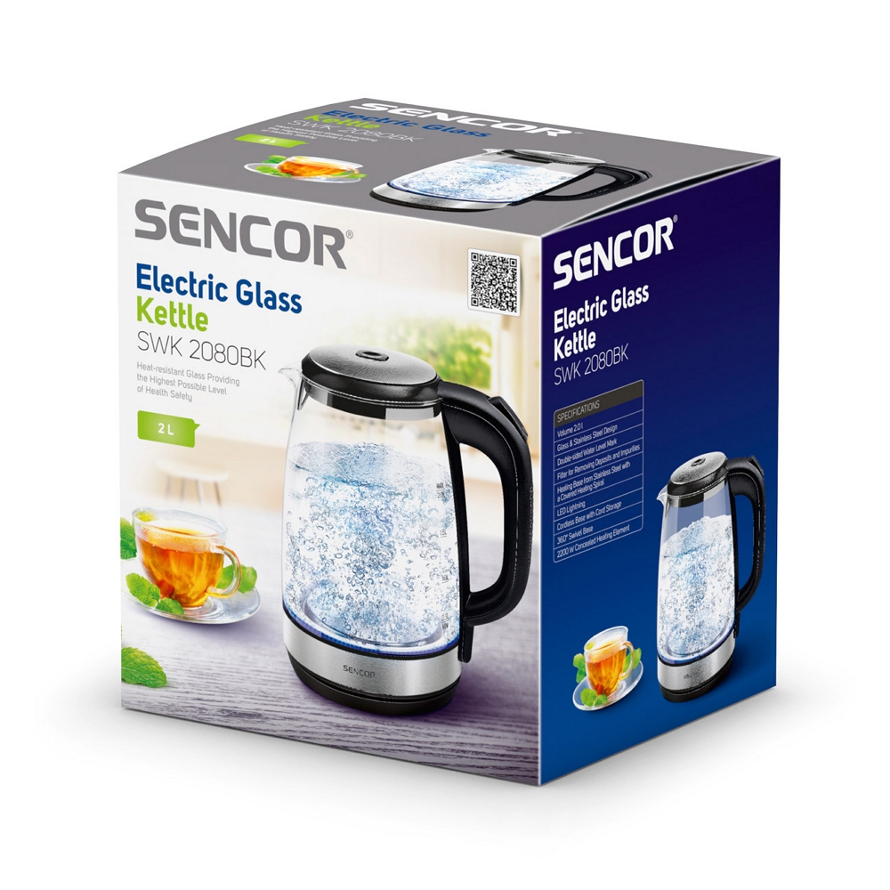 Чайник электрический Sencor SWK 2080BK photo 8