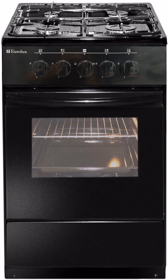 Газовая плита Eurolux TG-5640 BK