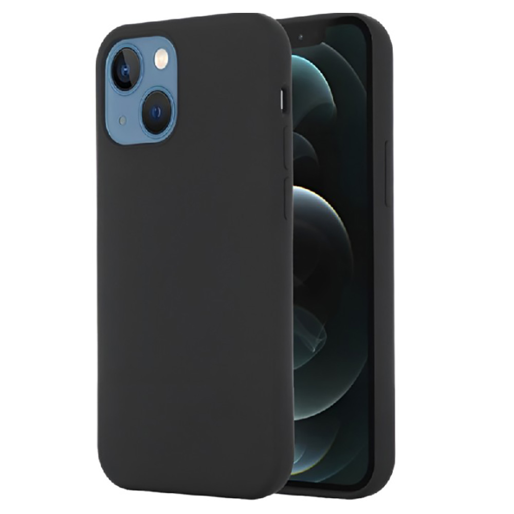 Чехол WOO Liquid Silicone iPhone 13, Black photo 1 Чехол WOO Liquid Silicone iPhone 13, Black photo 1