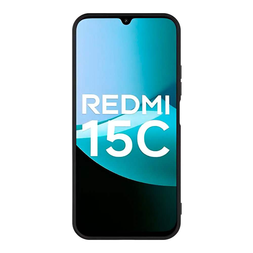 Чехол WOO Liquid Silicone Redmi 15C (173mm) Black photo 2