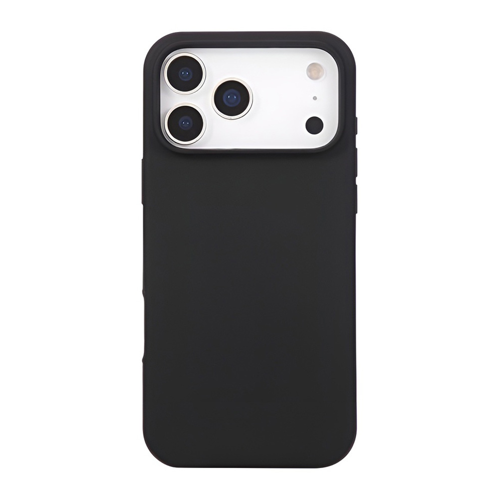 Чехол WOO Liquid Silicone iPhone 17 Pro, Black photo 1