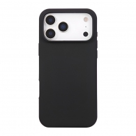 Чехол WOO Liquid Silicone iPhone 17 Pro, Black thumbnav 1