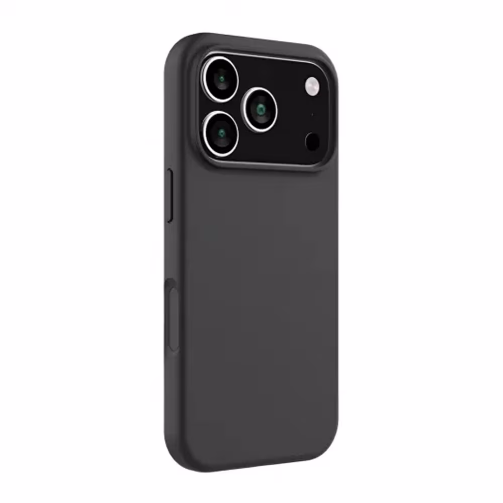 Чехол WOO Liquid Silicone iPhone 17 Pro Max, Black