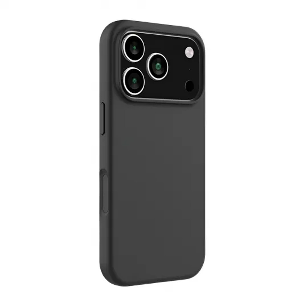 Чехол WOO Liquid Silicone iPhone 17 Pro Max, Black photo 2
