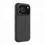 Husa WOO Liquid Silicone iPhone 17 Pro Max, Black thumbnav 2
