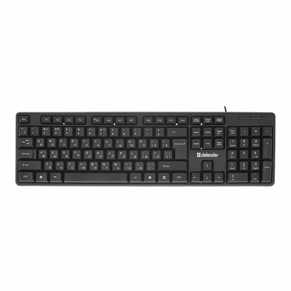 Tastatura cu fir Defender HB520Bl