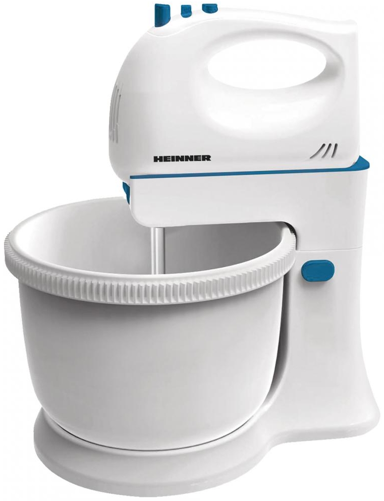 Миксер Стационарный Heinner HMB350BL / 5 скоростей / Белый photo 1