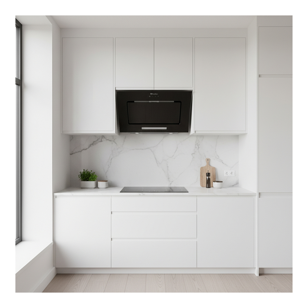Вытяжка Eurolux HOBR-VETRO52BL / Полновстраиваемая / / Черный photo 7