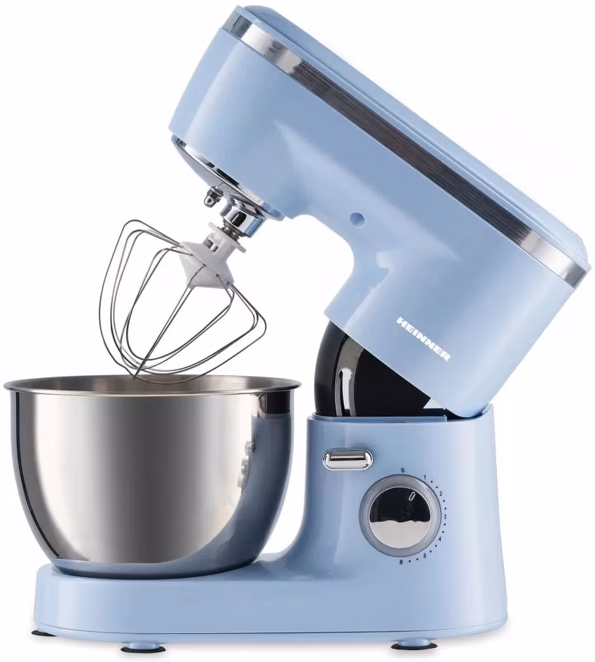 Robot de bucatarie Heinner HPML1000BL, 6 trepte viteza, Albastru