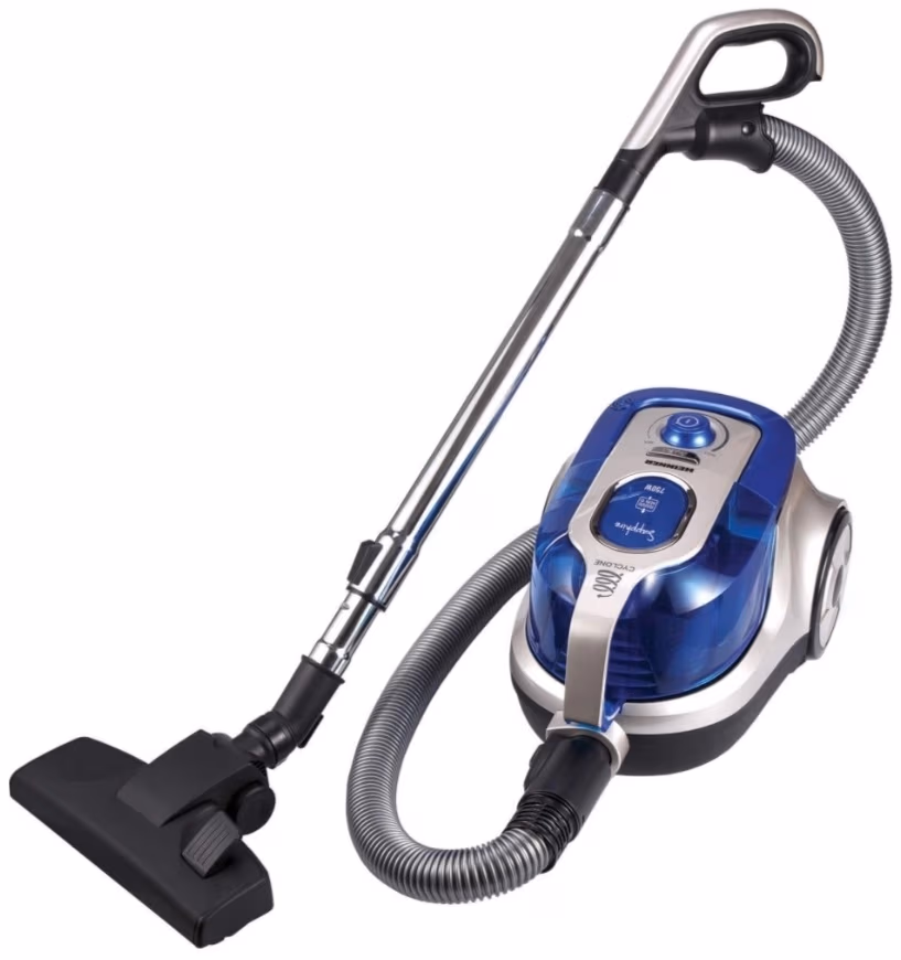 Aspirator cu container Heinner HVCV750BL, 750 W, 75 dB, Sur cu albastru