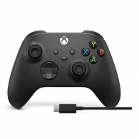 Gamepad Microsoft Xbox Controller Wireless Black+Cable Win 10 thumbnav 3