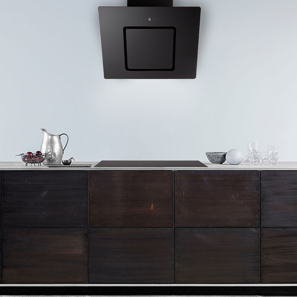 Вытяжка Pyramida NR-F 60 S BL / Наклонная / До 24 кв.м / Черный photo 8