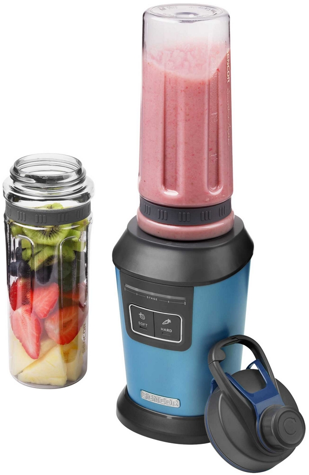 Blender pentru smoothie Smoothie Sencor SBL7172BL Albastru / 2 viteze / ml photo 12