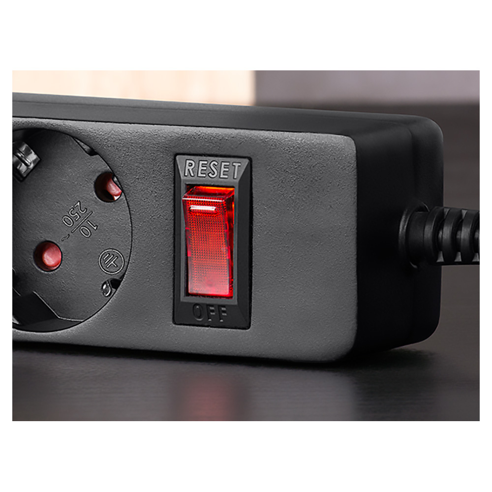 Prelungitor Sven SF-05E 3 m / 5 Black, SV022044 photo 4