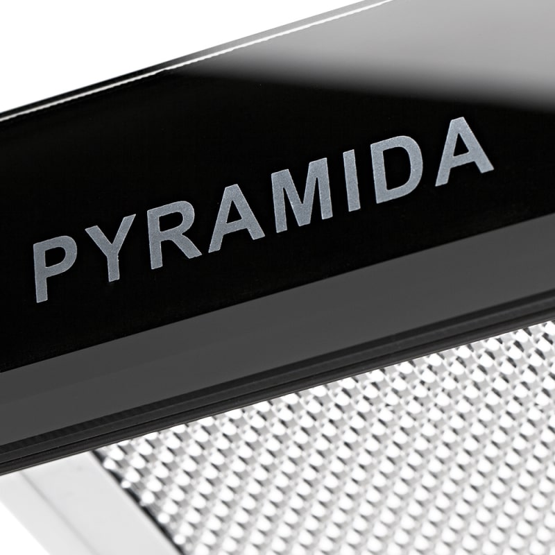 Вытяжка Pyramida TL 60 (1100) FG IX BL / Телескопическая / 25 кв.м и более / Черный photo 2