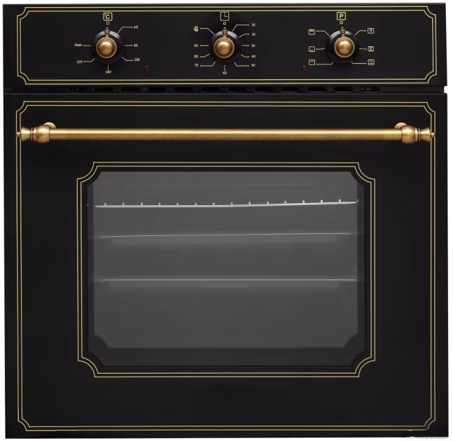 Встраиваемый духовой шкаф Eurolux TRM60RBL, 64 л, A 