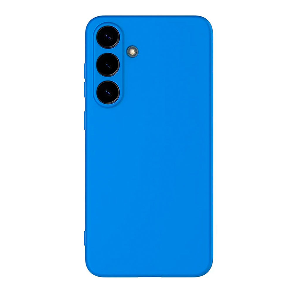 Чехол WOO Liquid Silicone Samsung S25FE, Blue photo 1 Чехол WOO Liquid Silicone Samsung S25FE, Blue photo 1